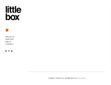 Tablet Screenshot of littleboxinc.com